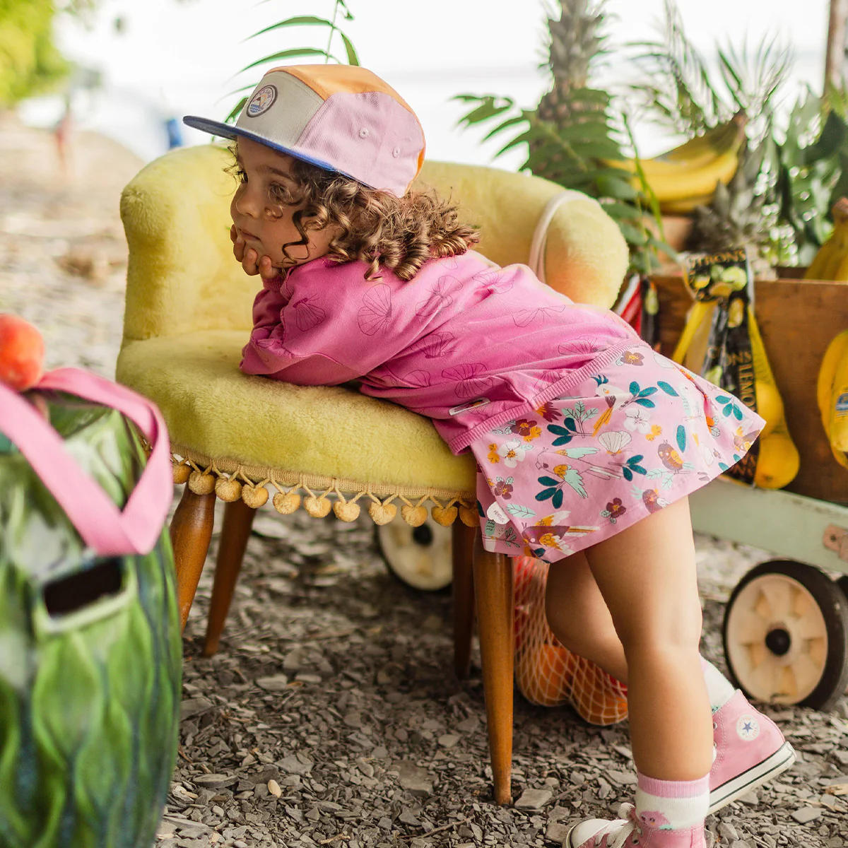 Chandail rose foncé à motifs de papillons, bébé - Image 4