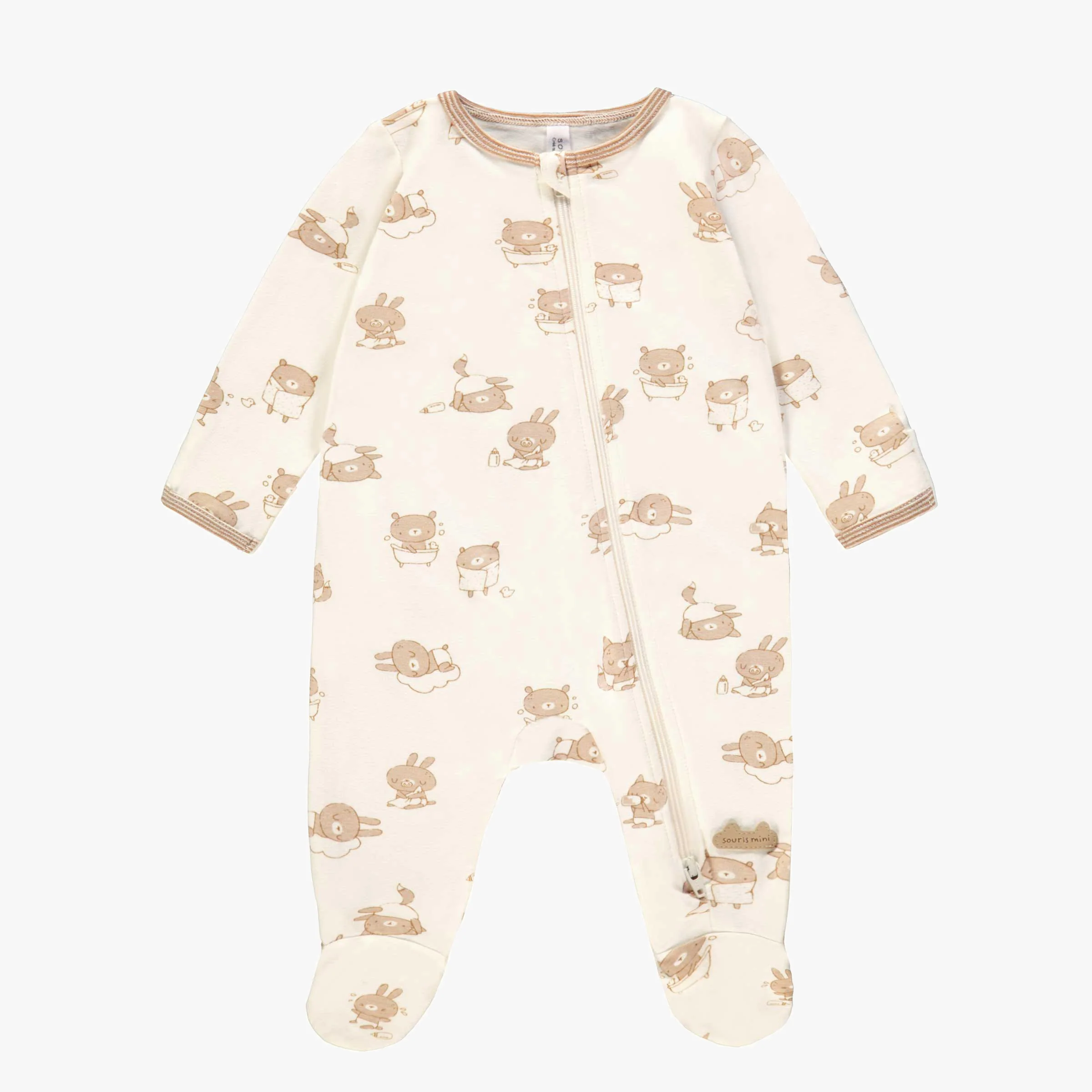 Coffret cadeau crème et beige « Le Premium » (14 pièces), naissance - Image 14