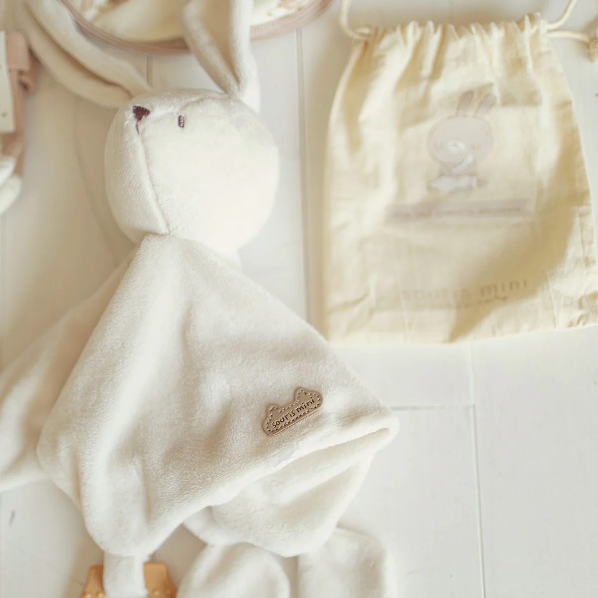 Coffret cadeau crème et beige « Le Premium » (14 pièces), naissance - Image 21