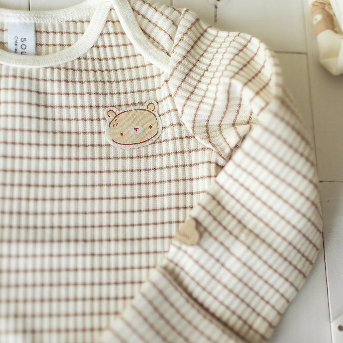 Coffret cadeau crème et beige « Le Signature » (11 pièces), naissance - Image 9