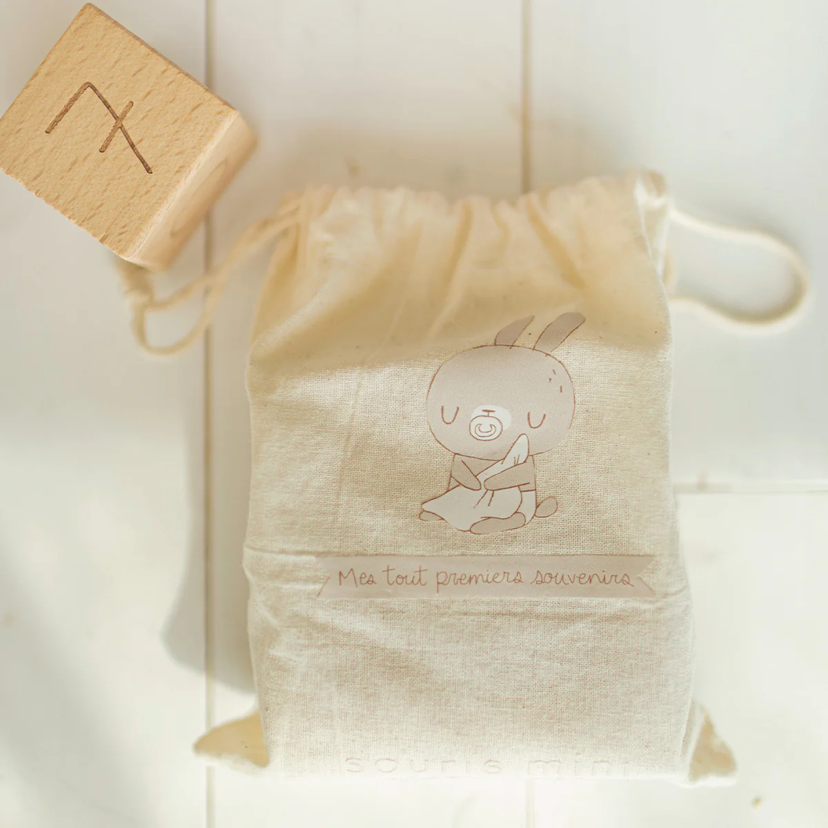 Coffret cadeau rose et crème « Le Classique » (8 pièces), naissance - Image 18