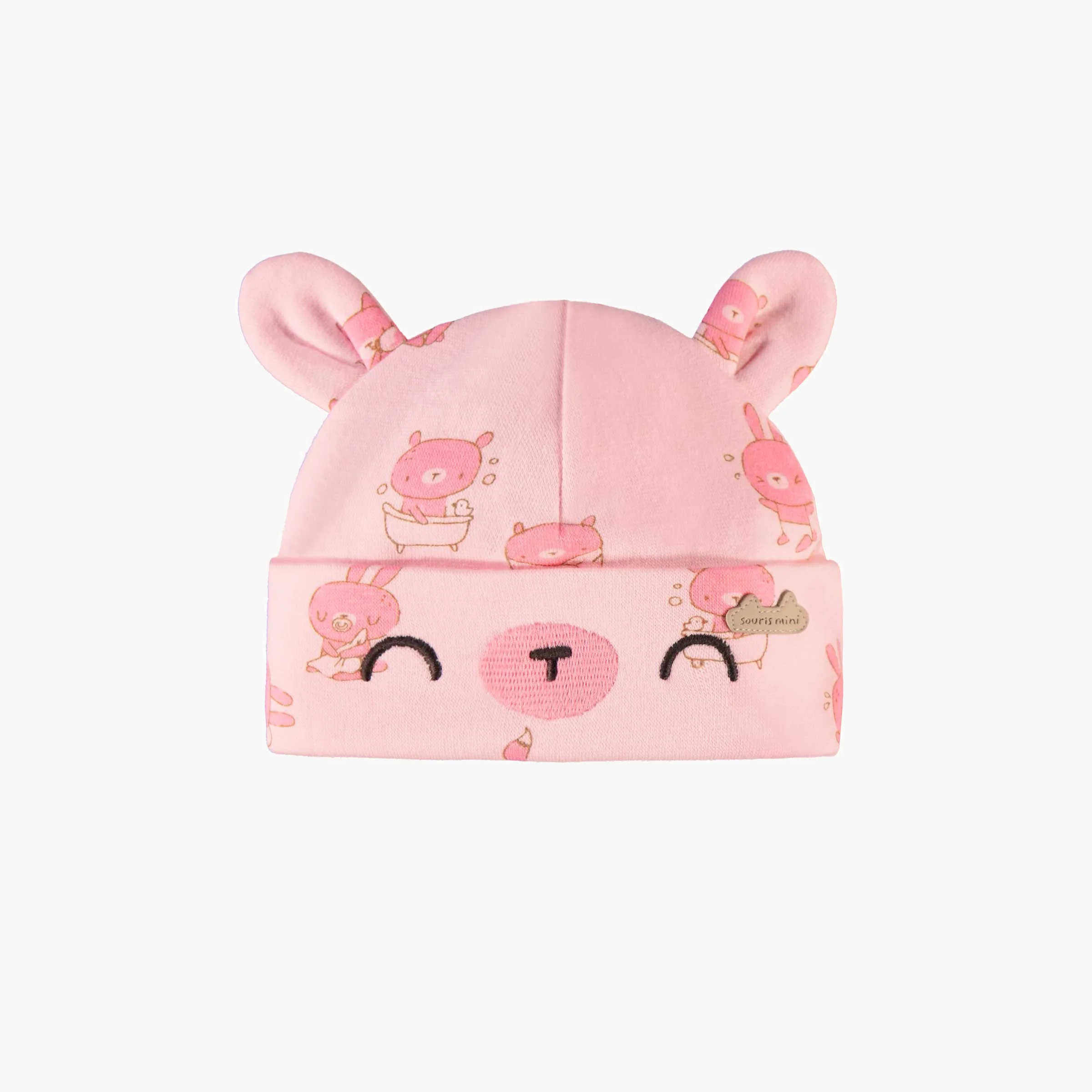 Coffret cadeau rose et crème « Le Classique » (8 pièces), naissance - Image 7