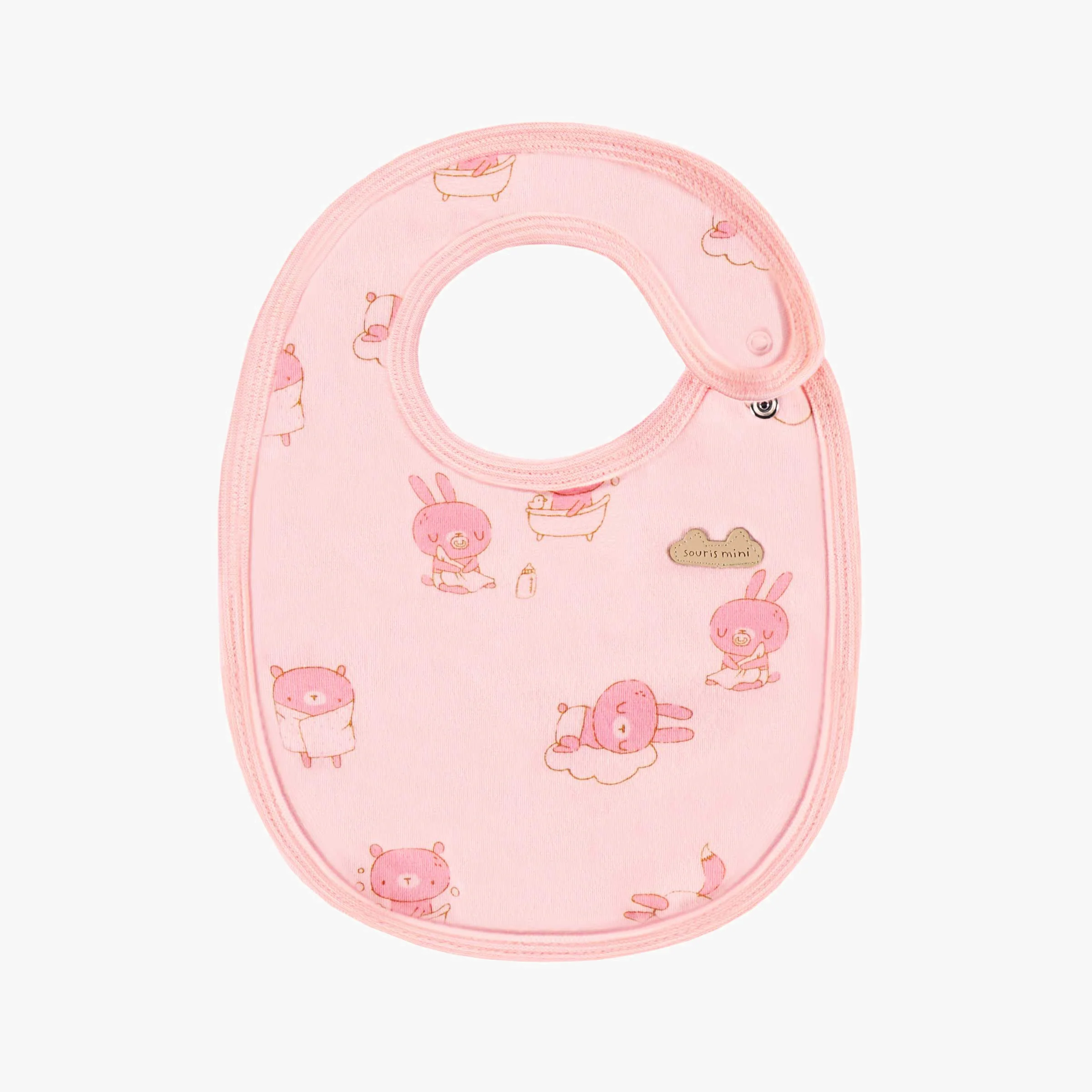 Coffret cadeau rose et crème « Le Classique » (8 pièces), naissance - Image 9