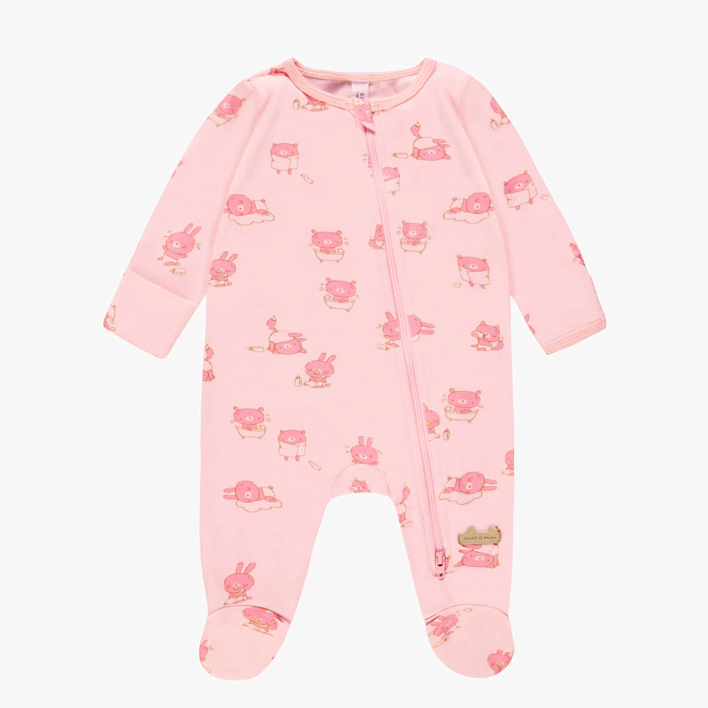 Coffret cadeau rose et crème « Le Premium » (14 pièces), naissance - Image 14