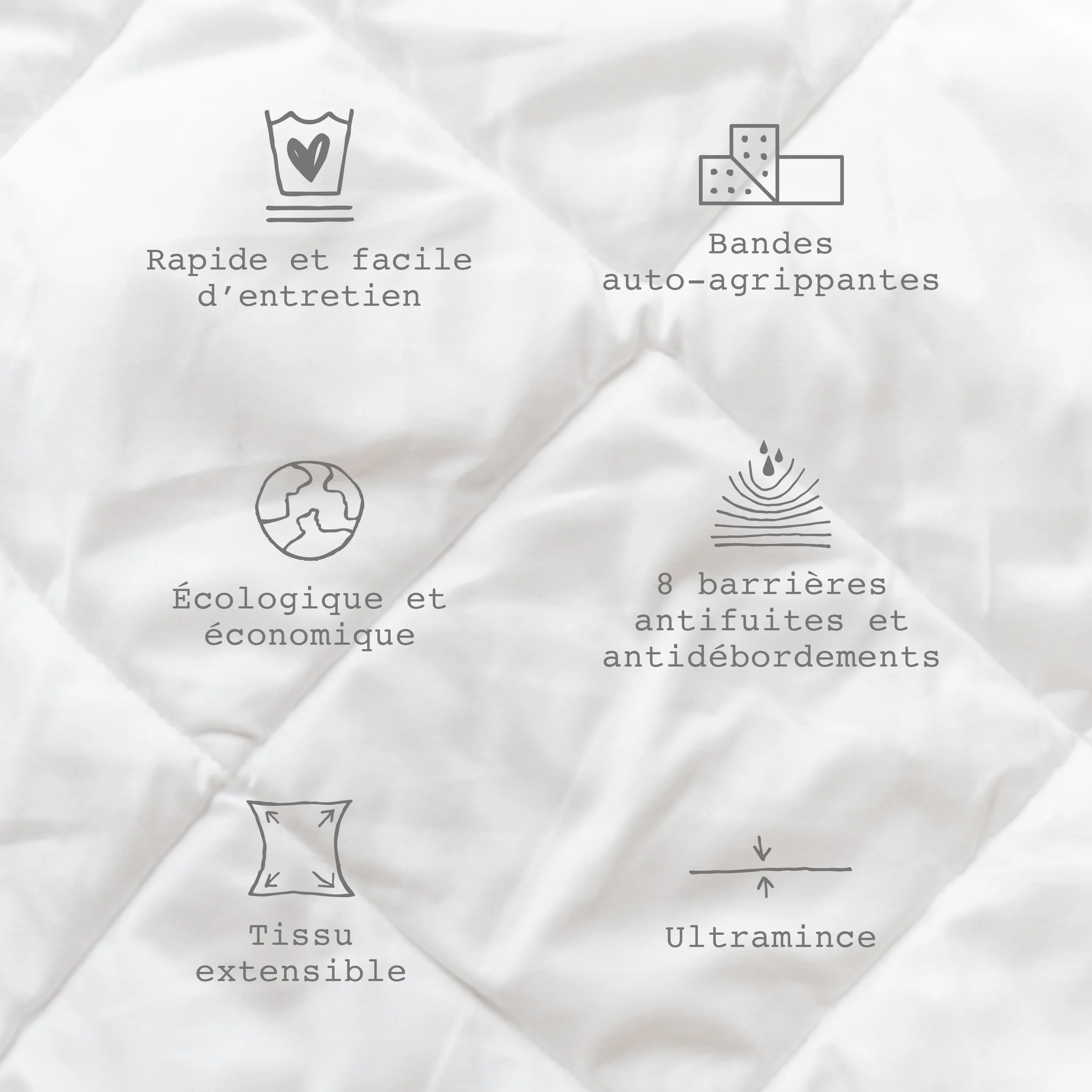 Couche réutilisable ultramince jaune à motif de fleurs, bébé - Image 7