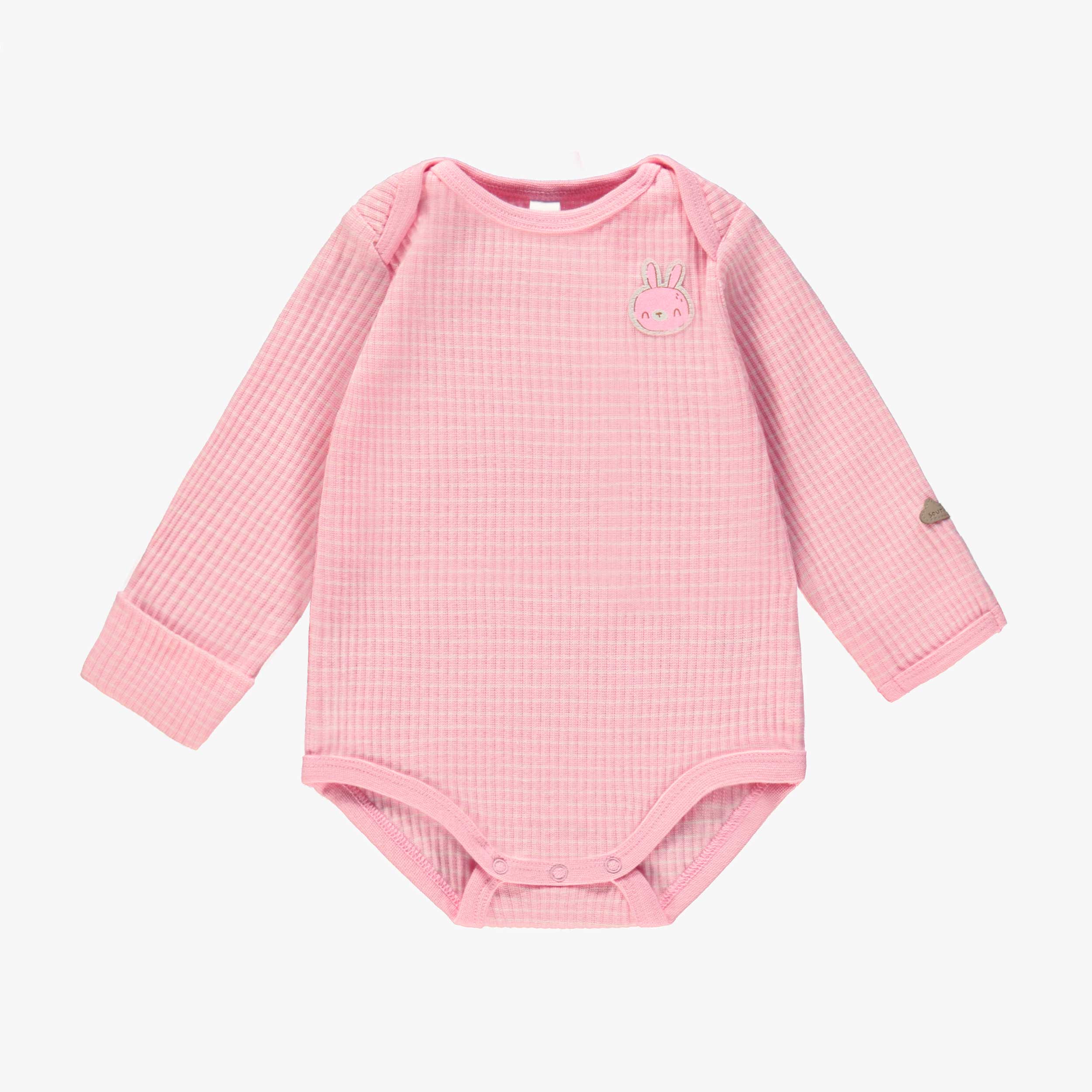 L’ensemble cache-couche, pantalon et bandeau rose, naissance - Image 3