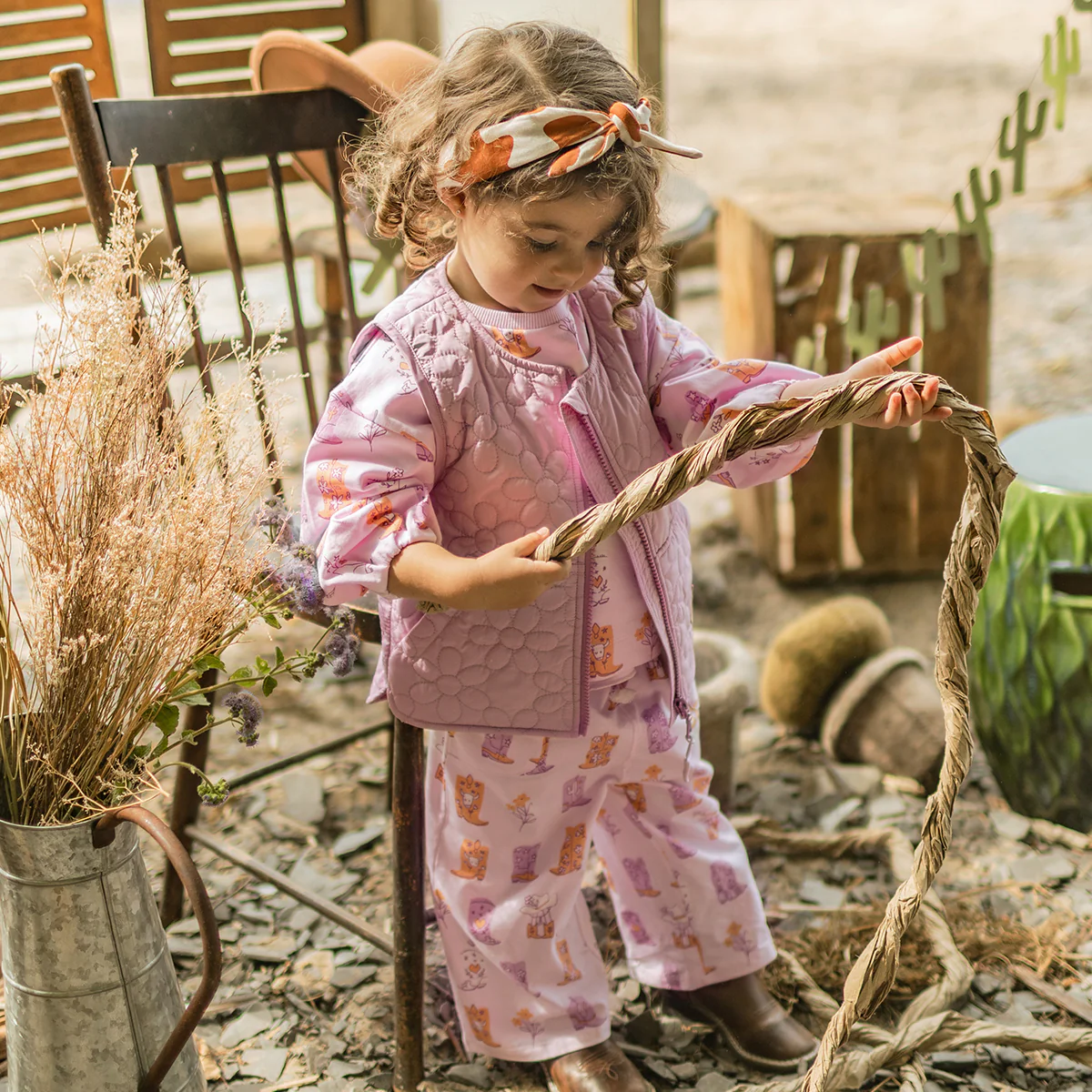 Foulard à motif vache, enfant - Image 4