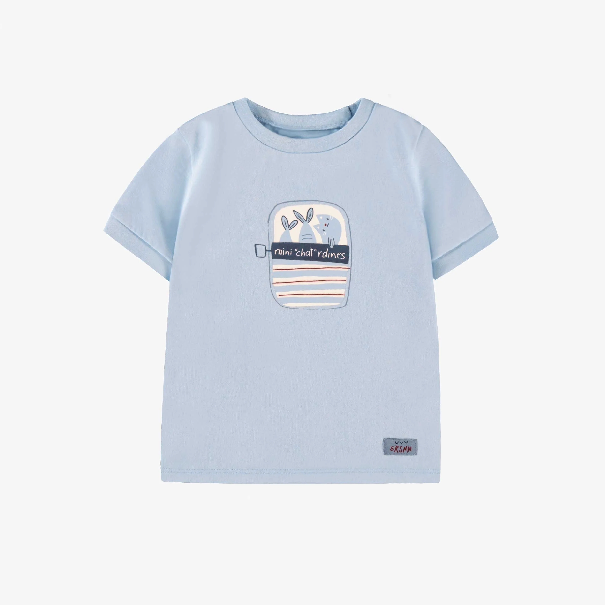 Pyjama deux pièces bleu avec illustration et motifs, bébé - Image 4