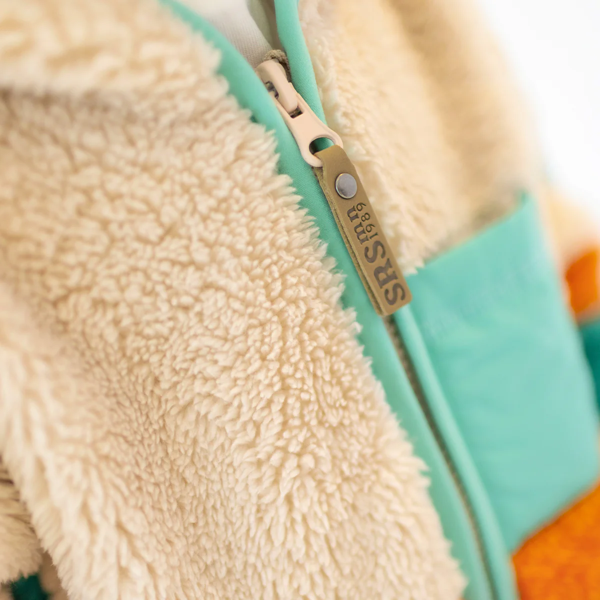 Veste en peluche blocs de couleur, bébé - Image 7